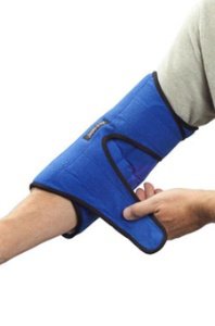 Brownmed Elbow Support One Size Fits Most Hook and Loop Strap Fastening Blue