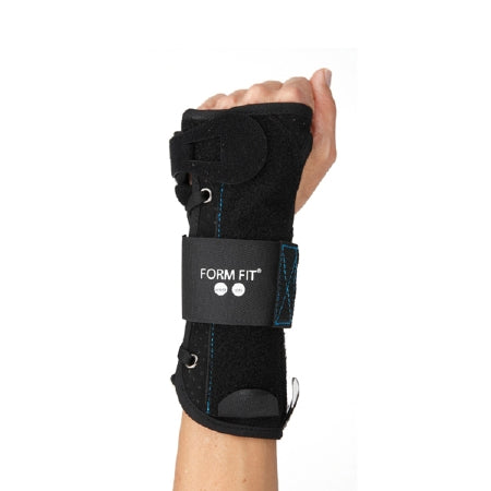 Ossur Wrist / Forearm Brace Ossur® Formfit® Aluminum / Copper / Cotton / Polyamide / Polyester / Polyurethane Right Hand Black One Size Fits Most