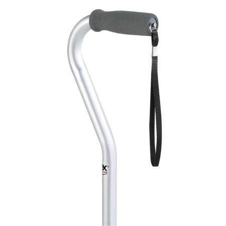 Apex-Carex Healthcare Offset Cane Carex® Aluminum 29 to 38 Inch Height Silver