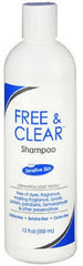 Pharmaceutical Specialties Shampoo Free & Clear® 12 oz. Flip Top Bottle Unscented
