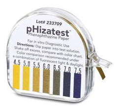 Fisher Scientific Vaginal pH Test Paper in Dispenser pHizatest* 4.5 to 7.5