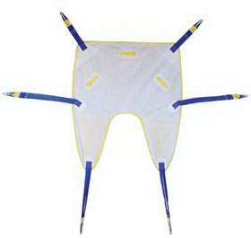 Alimed Single Patient Split Leg Sling Without Head Support Large 200 to 400 lbs. Weight Capacity