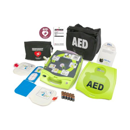 Zoll Medical AED Unit Semi - Automatic AED Plus® Electrode Pads Contact