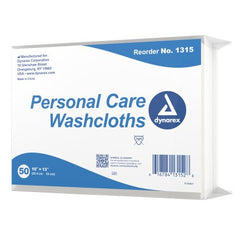 Dynarex Washcloth Dynarex® 10 X 13 Inch White Disposable