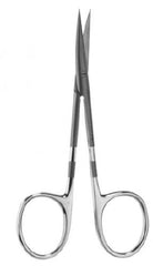 V. Mueller Iris Scissors Snowden-Pencer™ Diamond-Seredge™ 4-1/2 Inch Length Surgical Grade Stainless Steel / Tungsten Carbide NonSterile Finger Ring Handle Straight Sharp Tip / Sharp Tip - M-837542-3485 - Each