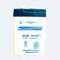 Bulbtronics Sealed Lead Acid Battery Pack Power-Sonic® 6V Rechargeable 1 Pack - M-838872-4483 - Each