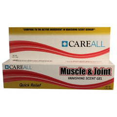 New World Imports Topical Pain Relief CareAll® Muscle and Joint 2.5% Strength Menthol Topical Gel 3 oz.