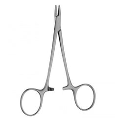 V. Mueller Eye Needle Holder 4-3/4 Inch Length Straight Serrated Light Cupped Jaw - M-839168-3676 - Each