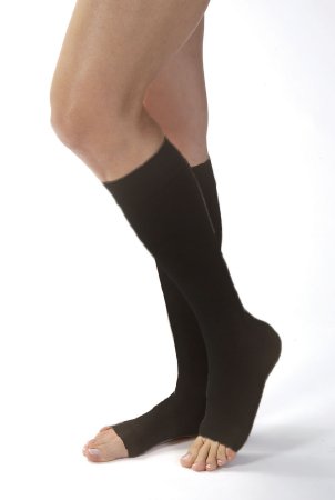 BSN Medical Compression Stocking JOBST® Opaque Knee High Medium Black Open Toe