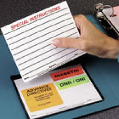 First Healthcare Products Condition Alert Card Special Instructions