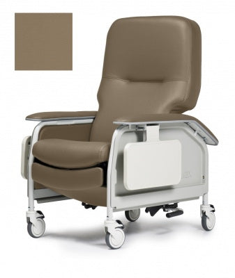 Graham-Field Clinical Care Recliner Lumex® Deluxe Taupe Four Tente® Swivel Caster, Three Locking Caster