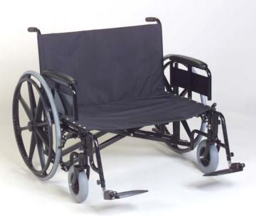 Graham-Field Bariatric Wheelchair Regency XL 2000 Heavy Duty Full Length Arm Removable Arm Style Swing-Away Elevating Legrest Black Upholstery 32 Inch Seat Width 700 lbs. Weight Capacity