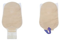 Cymed Filtered Colostomy Pouch One-Piece System 11 Inch Length 1 Inch Stoma Drainable Pre-Cut