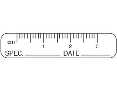 Shamrock Scientific Pre-Printed Label Shamrock Laboratory Use White Superstick ID ____Date______ Black Lab / Specimen 3/8 X 1-3/4 Inch - M-840135-4687 - Roll of 1