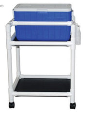 MJM International Hydration Cart 24 X 26 X 41 Inch 23.5 X 25.5 Inch Shelf Size