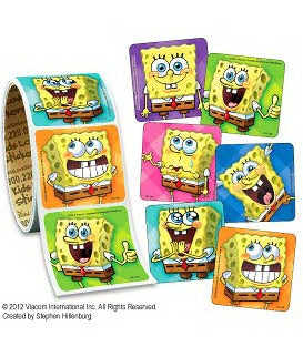 Medibadge Disney® 100 per Unit SpongeBob Faces Sticker