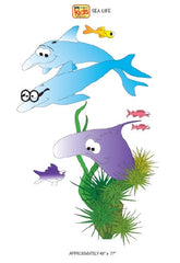 Clinton Industries Sea Life Wall Sticker