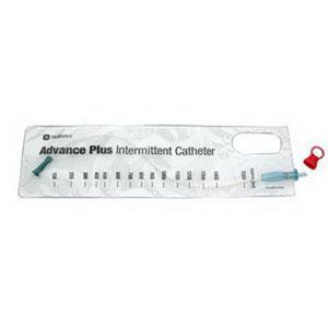 Hollister Intermittent Catheter Kit Advance Plus™ Straight Tip 12 Fr. Without Balloon PVC