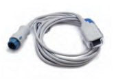 Mindray USA Extension Cable 4mm dia. X 8 Foot, Blue/Grey, TPU Jacket, 7-Pin, Reusable, Single Patient Use Sensors, DB9 Female Sensor End, Round 7-Pin Machine End Connector For DPM 6, DPM 7 Patient Monitor