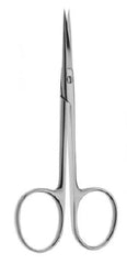 V. Mueller Iris Scissors V. Mueller® Knapp 4 Inch Length Surgical Grade Stainless Steel NonSterile Finger Ring Handle Straight Blunt Tip / Blunt Tip - M-841726-2148 - Each