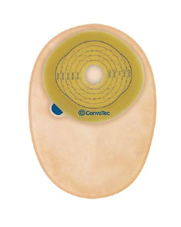 Convatec Filtered Ostomy Pouch Esteem® + One-Piece System 8 Inch Length 1 Inch Stoma Closed End Pre-Cut