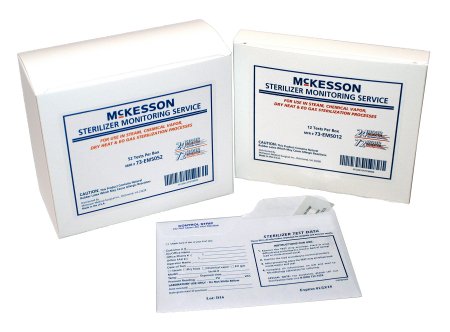McKesson Sterilizer Monitoring Mail-In Service Steam / EO Gas / Dry Heat / Chemical Vapor
