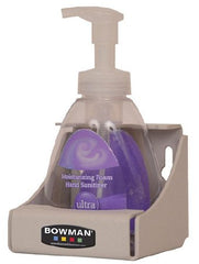 Bowman Manufacturing PPE Dispenser BOWMAN® Quartz Beige ABS Plastic Manual 1 Bottle Wall Mount - M-842153-1801 - Each