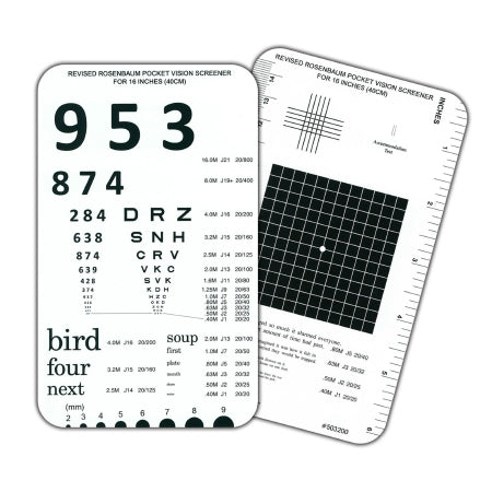 Good-Lite Eye Chart Good-Lite® 14 Inch Measurement Lateral Test