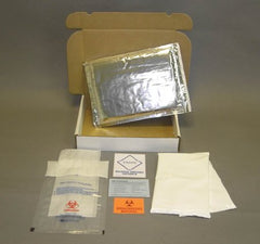 Fisher Scientific Ambient Specimen Transport Insulated Envelope Therapak® Biological Substance Category B Ambient 2.125 X 9 X 11.25 Inch 6-Tube Capacity