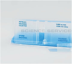 Fisher Scientific Counting Chamber 0.007 X 1.25 X 2.9 Inch, Petroff-Hausser Grid Type, With Cover Glass For Sperm and Bacteria Counting
