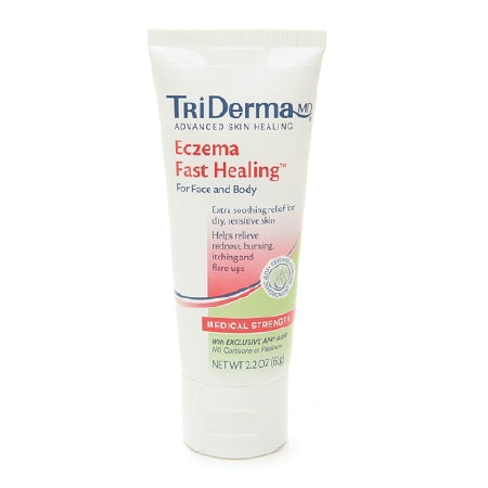 TriDerma Itch Relief TriDerma MD® Fast Healing 0.5% - 1.5% Strength Cream 2.2 oz. Tube