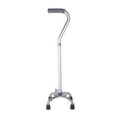 Apex-Carex Healthcare Small Base Quad Cane Carex® Aluminum 28 to 37 Inch Height Silver