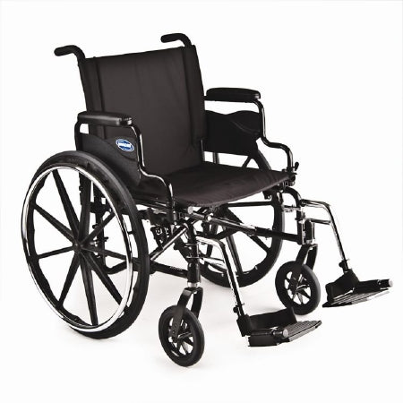 Invacare Wheelchair 9000 XDT Heavy Duty Triple Axle 20 Inch Seat Width 350 lbs. Weight Capacity