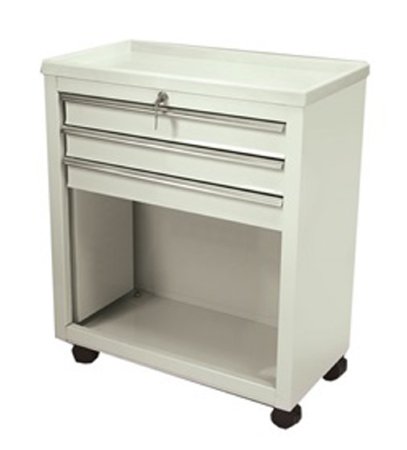 Alimed Emergency Cart AliMed® Plastic 13.25 X 24.5 X 29 Inch Beige