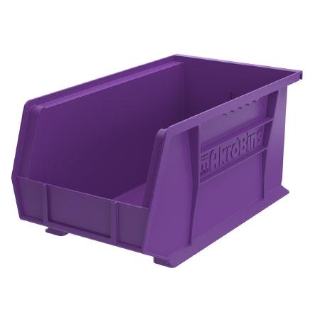 Akro-Mils Storage Bin AkroBins® Purple Industrial Grade Polymers 7 X 8-1/4 X 14-3/4 Inch - M-843367-1695 - CT/12