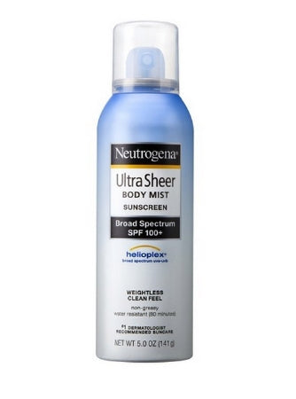 Johnson & Johnson Consumer Sunblock Neutrogena® Ultra Sheer SPF 100 Can Spray 5 oz.