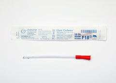 Cure Medical Urethral Catheter Cure Catheter™ Straight Tip Uncoated PVC 18 Fr. 6 Inch
