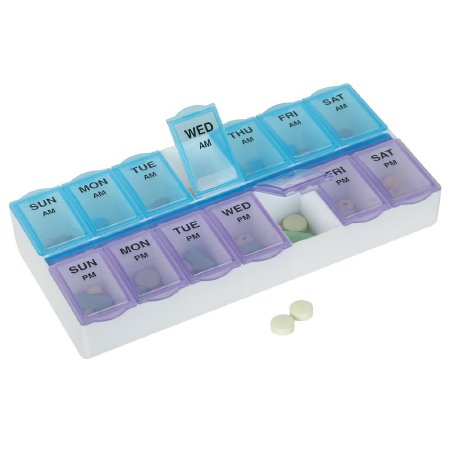 Apothecary Products Pill Organizer 7 Day 2 Dose