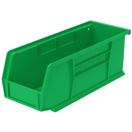 Akro-Mils Storage Bin AkroBins® Green Industrial Grade Polymers 4 X 4-1/8 X 10-7/8 Inch - M-843774-1105 - CT/12