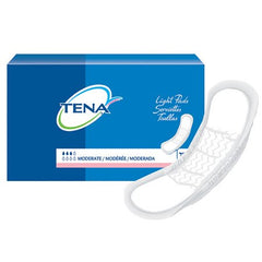 Essity HMS North America Inc Bladder Control Pad TENA® Light Moderate 11 Inch Length Moderate Absorbency Dry-Fast Core™ One Size Fits Most Adult Unisex Disposable - M-843792-3986 - Pack of 72