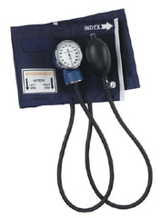Mabis Healthcare Aneroid Sphygmomanometer with Cuff Mabis® 2-Tube Pocket Size Hand Held Adult Large Cuff