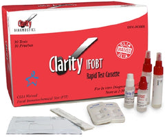 Clarity Diagnostics Rapid Test Kit Promotion Clarity® IFOBT Colorectal Cancer Screening Fecal Occult Blood Test (iFOB or FIT) Stool Sample 120 Tests