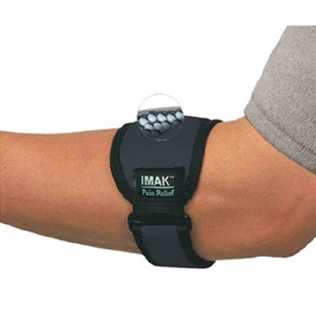 Brownmed Elbow Band IMAK RSI® One Size Fits Most Buckle and hook and loop strap Left or Right Arm Black