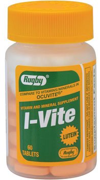 Major Pharmaceuticals Multivitamin Supplement I-Vite Beta Carotene / Ascorbic Acid 1000 IU - 200 mg Strength Tablet 60 per Bottle