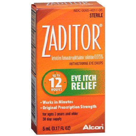 Alcon Allergy Eye Relief Zaditor® 0.17 oz. Eye Drops