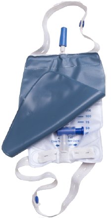 Sterigear Urinary Leg Bag Fig Leaf™ NonReturn Valve Sterile 500 mL Vinyl