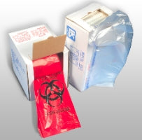 Elkay Plastics Infectious Waste Bag Elkay® Plastics 7 - 10 gal. Red Bag LLDPE 24 X 24 Inch - M-846920-2818 - Roll of 200