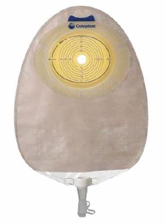 Coloplast Urostomy Pouch SenSura® One-Piece System 10-3/8 Inch Length, Maxi 1-1/4 Inch Stoma Drainable Convex Light, Pre-Cut