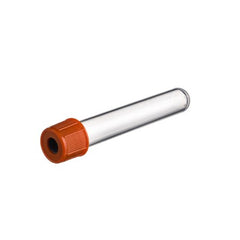 Greiner Bio-One VACUETTE® Multiplex Secondary Tube Round Bottom Plain 13 X 75 mm 5 mL Orange Screw Cap Polypropylene Tube