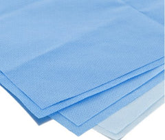 O&M Halyard Inc HALYARD* H100 Sterilization Wrap Light Blue 12 X 12 Inch 1-Ply SMS Polypropylene